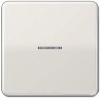 Лицевая панель Jung CD500 для 1-кл. выключателя с подсветкой светло-серый картинка